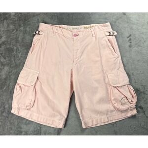Mason's Shorts Men's 50 US 34x12 Pink‎ Cargo Casual Outdoors NWT Masons